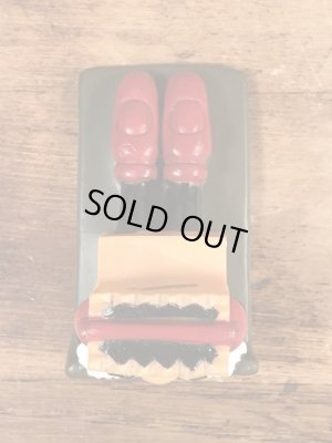 ソニックドライブインのブラウンバッグの90年代ビンテージPVCフィギュア