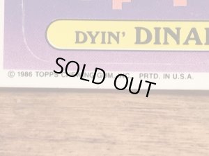 トップス社製のガーベッジペイルキッズの80年代ビンテージステッカーカード