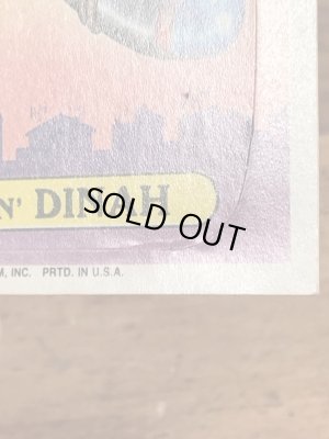 トップス社製のガーベッジペイルキッズの80年代ビンテージステッカーカード