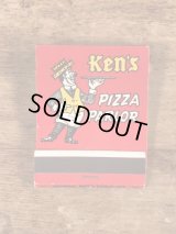 Universal Match “Ken's” Pizza Parlor Matchbook　ケンズ　ビンテージ　マッチブック　ピザレストラン　70年代