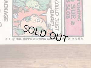 Topps社製のガーベッジペイルキッズの80’sヴィンテージカードシール