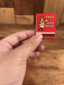 他の写真1: Universal Match “Ken's” Pizza Parlor Matchbook　ケンズ　ビンテージ　マッチブック　ピザレストラン　70年代