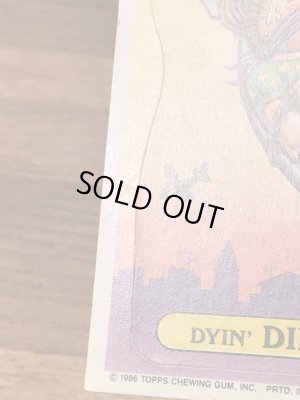 Topps社製のガーベッジペイルキッズの80’sヴィンテージカードシール