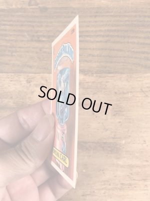 トップス社製のガーベッジペイルキッズの80年代ビンテージステッカーカード