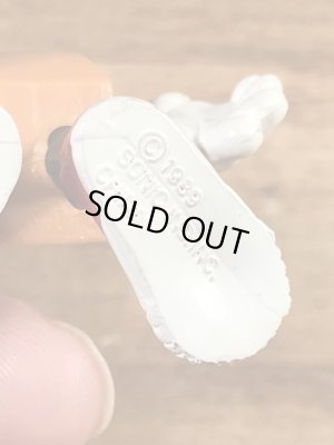 ソニックドライブインのブラウンバッグの80年代ビンテージPVCフィギュア