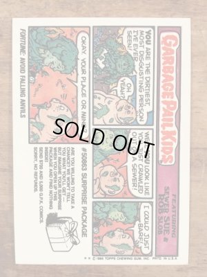 Topps社製のガーベッジペイルキッズの80’sヴィンテージカードシール