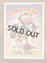 Topps Garbage Pail Kids “Trashed Tracy” Sticker Card 129b　ガーベッジペイルキッズ　ビンテージ　ステッカーカード　80年代
