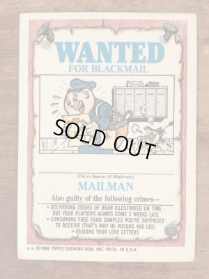 Topps社製のガーベッジペイルキッズの80’sヴィンテージカードシール