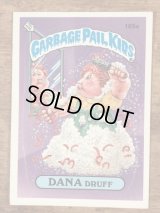 Topps Garbage Pail Kids “Dana Druff” Sticker Card 165a　ガーベッジペイルキッズ　ビンテージ　ステッカーカード　80年代