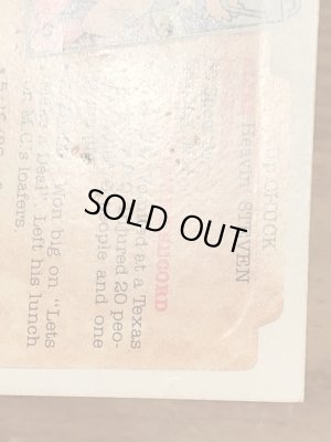 トップス社製のガーベッジペイルキッズの80年代ビンテージステッカーカード