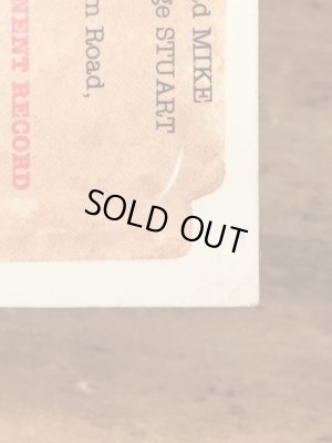 トップス社製のガーベッジペイルキッズの80年代ビンテージステッカーカード