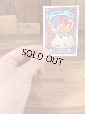 トップス社製のガーベッジペイルキッズの80年代ビンテージステッカーカード