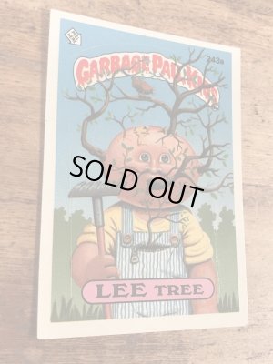 トップス社製のガーベッジペイルキッズの80年代ビンテージステッカーカード