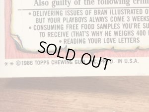 Topps社製のガーベッジペイルキッズの80’sヴィンテージカードシール