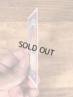 トップス社製のガーベッジペイルキッズの80年代ビンテージステッカーカード