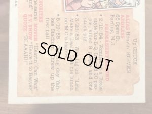 Topps社製のガーベッジペイルキッズの80’sヴィンテージカードシール