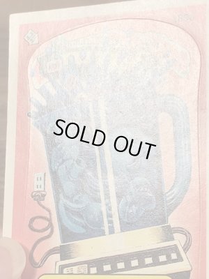 トップス社製のガーベッジペイルキッズの80年代ビンテージステッカーカード