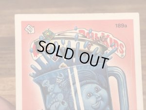 トップス社製のガーベッジペイルキッズの80年代ビンテージステッカーカード