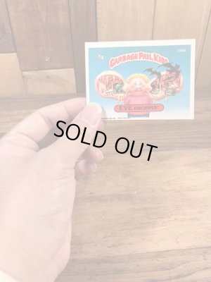 Topps社製のガーベッジペイルキッズの80’sヴィンテージカードシール
