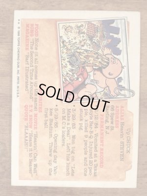 Topps社製のガーベッジペイルキッズの80’sヴィンテージカードシール