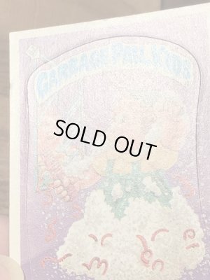 トップス社製のガーベッジペイルキッズの80年代ビンテージステッカーカード