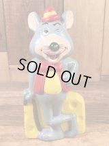 Showbiz Pizza Chuck E Cheese's Plastic Coin Bank　チャッキーチーズ　ビンテージ　コインバンク　貯金箱　80〜90年代