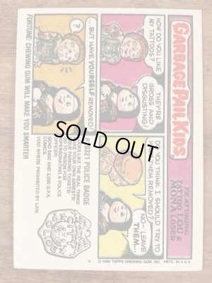 Topps社製のガーベッジペイルキッズの80’sヴィンテージカードシール