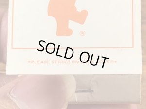 スリーピーベア　ビンテージ　マッチブック　アドバタイジングキャラクター　トラべロッジ