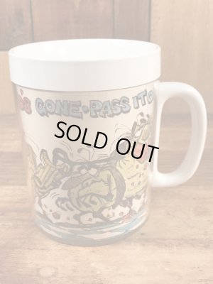 アドバタイジングキャラクターのレイドバグの70’sヴィンテージサーモスマグ