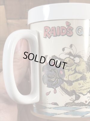 アドバタイジングキャラクターのレイドバグの70’sヴィンテージサーモスマグ