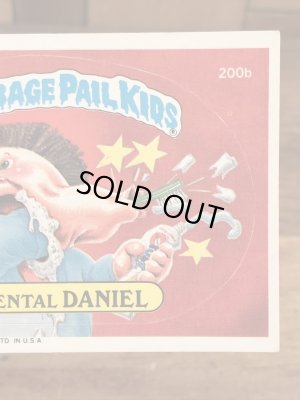 Topps社製のガーベッジペイルキッズの80’sヴィンテージカードシール