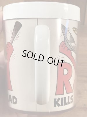 アドバタイジングキャラクターのレイドバグの70’sヴィンテージサーモスマグ