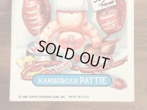 Topps社製のガーベッジペイルキッズの80’sヴィンテージカードシール