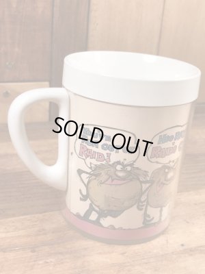 企業キャラクターのレイドバグの70年代ビンテージプラスチックマグ