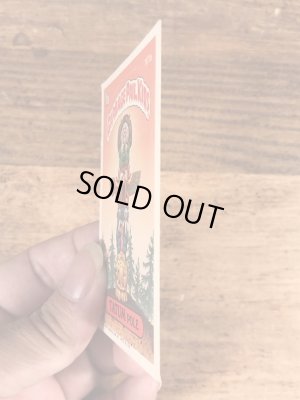 トップス社製のガーベッジペイルキッズの80年代ビンテージステッカーカード