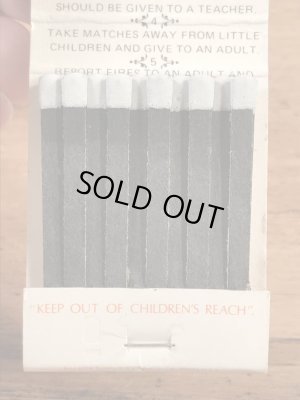 スリーピーベア　ビンテージ　マッチブック　アドバタイジングキャラクター　トラべロッジ