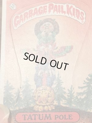 トップス社製のガーベッジペイルキッズの80年代ビンテージステッカーカード