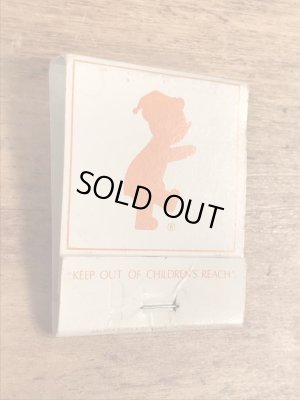 スリーピーベア　ヴィンテージ　マッチブック　企業キャラクター　70年代