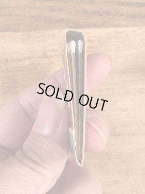 スリーピーベア　ビンテージ　マッチブック　アドバタイジングキャラクター　トラべロッジ