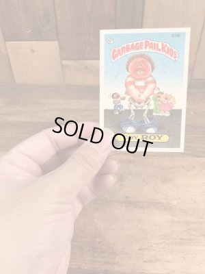 Topps社製のガーベッジペイルキッズの80’sヴィンテージカードシール