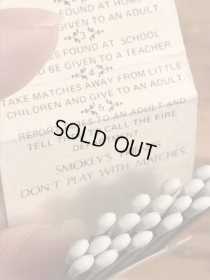 スリーピーベア　ヴィンテージ　マッチブック　企業キャラクター　70年代