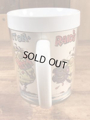 アドバタイジングキャラクターのレイドバグの70’sヴィンテージサーモスマグ