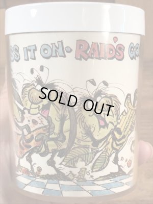 アドバタイジングキャラクターのレイドバグの70’sヴィンテージサーモスマグ