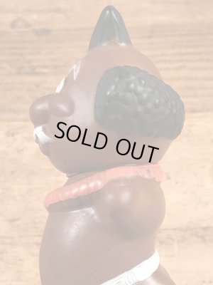 企業キャラクターのメネフネの70年代ビンテージビニールフィギュア