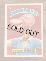 Topps Garbage Pail Kids “Distortin' Morton” Sticker Card 157b　ガーベッジペイルキッズ　ビンテージ　ステッカーカード　80年代