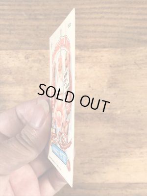 トップス社製のガーベッジペイルキッズの80年代ビンテージステッカーカード