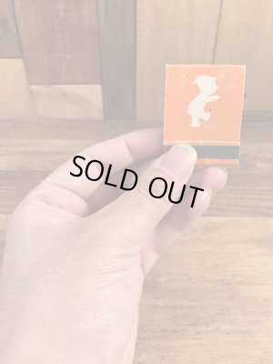 スリーピーベア　ヴィンテージ　マッチブック　企業キャラクター　トラべロッジ