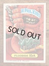 Topps Garbage Pail Kids “Fluoride Ida” Sticker Card 367b　ガーベッジペイルキッズ　ビンテージ　ステッカーカード　80年代