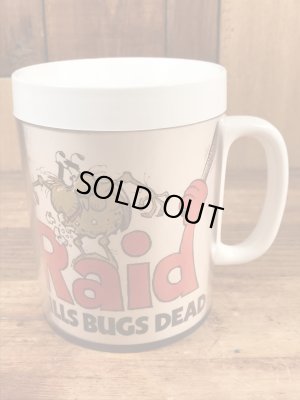 アドバタイジングキャラクターのレイドバグの70’sヴィンテージサーモスマグ