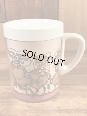 アドバタイジングキャラクターのレイドバグの70’sヴィンテージサーモスマグ